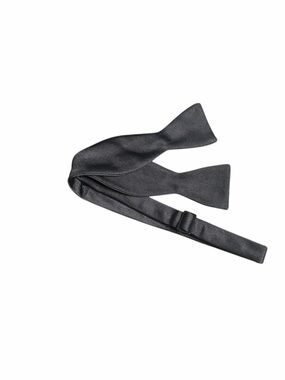 Joseph Abboud Charcoal Self-Tie Bow Tie